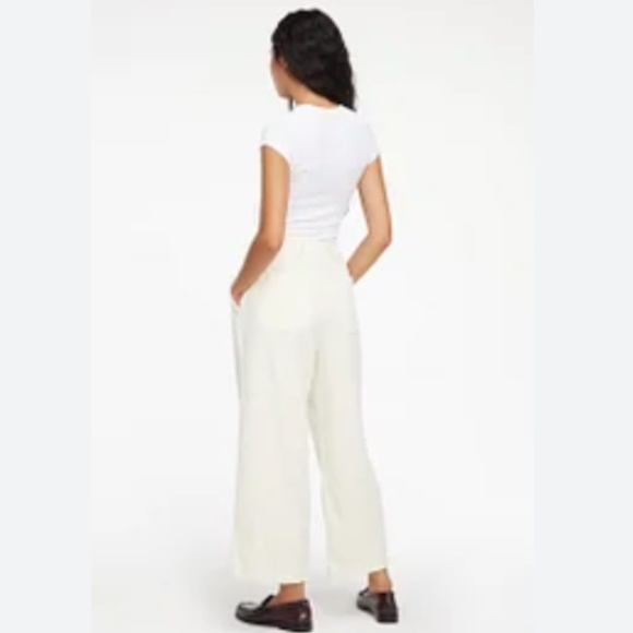 *new* LACAUSA high waisted pleated lola trousers - off-white/cream, size 2 - Picture 8 of 9